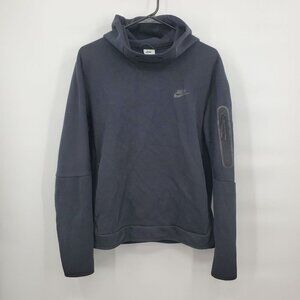 Nike Sportswear Tech Fleece Pullover Hoodie DD5174 Mens Medium Black Pockets